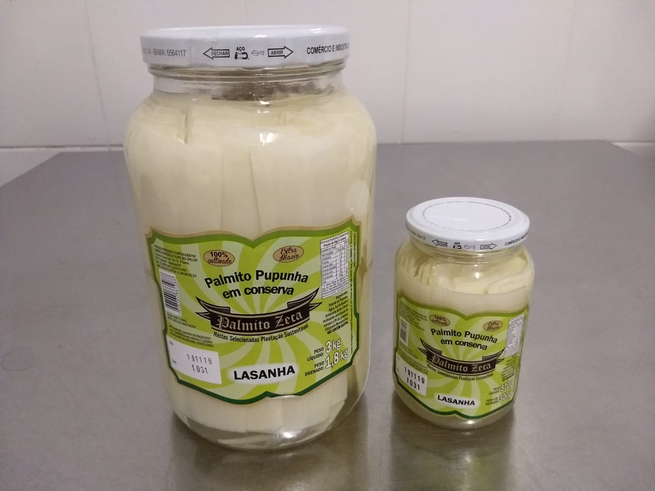 Lasanha Palmito Zeca